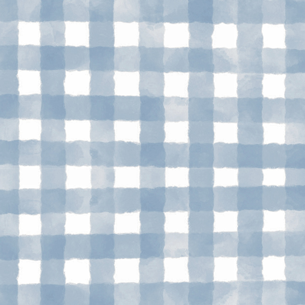 Papel de parede xadrez escocês azul turquesa H19061